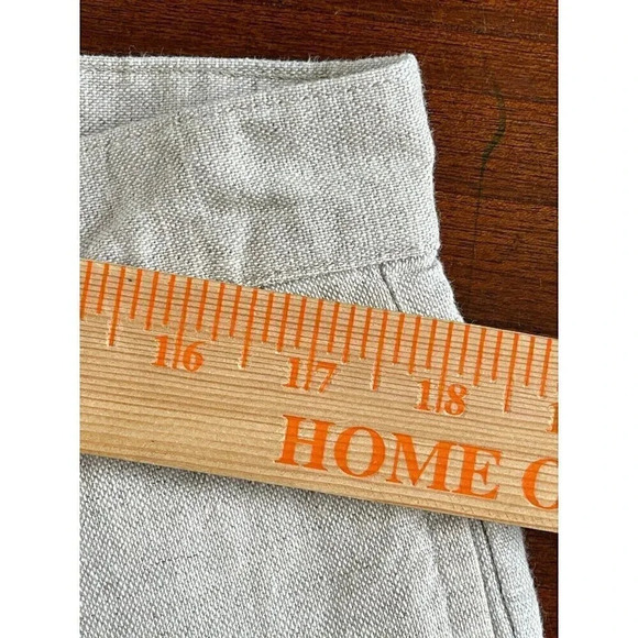 Ll Bean‎ Women’s 36 Linen Cotton Chino Shorts - Picture 3 of 7